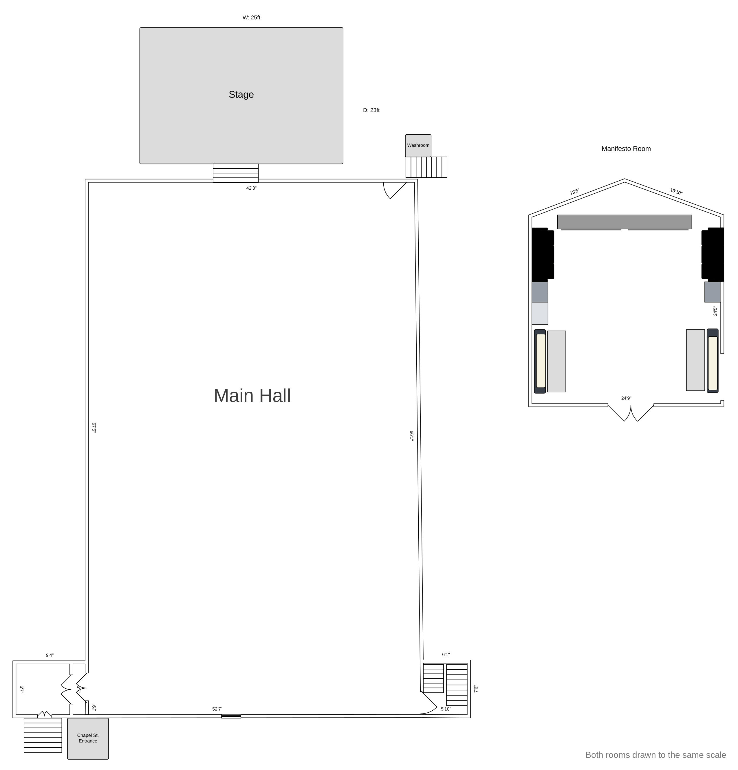 Event floor plan